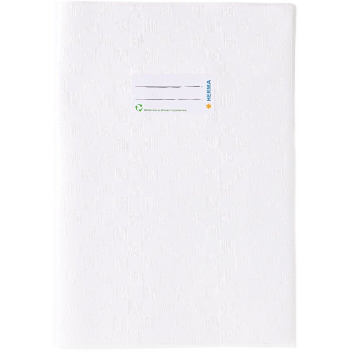 Portada cuaderno PP A4 forrado-blanco