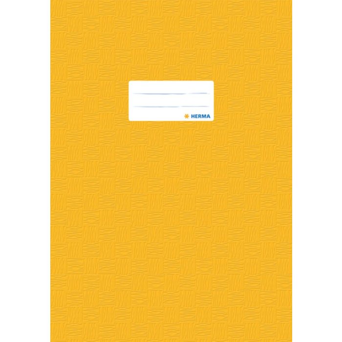 Portada cuaderno PP A4 forrado-amarillo