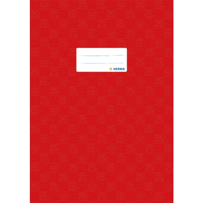Tapa del cuaderno de ejercicios pp a4 cubierta-rojo
