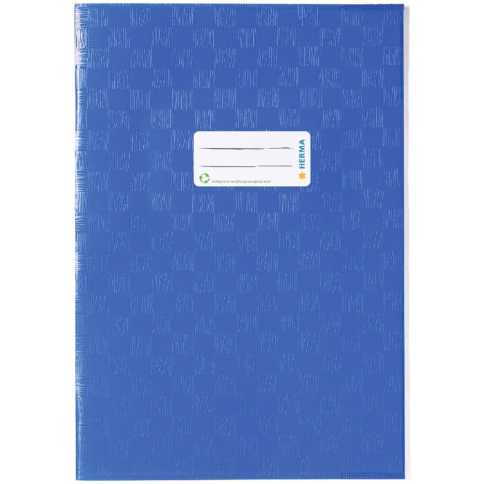 Portada cuaderno PP A4 forrado-azul oscuro