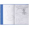 Portada cuaderno PP A4 forrado-azul oscuro