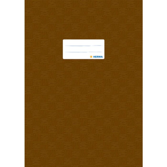 Portada cuaderno PP A4 forrado-marrón