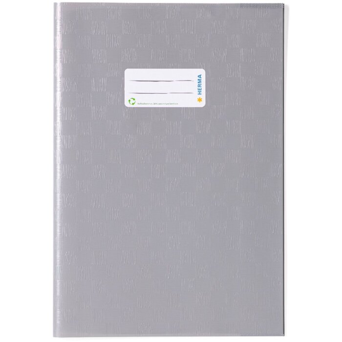 Portada cuaderno PP A4 forrado-gris