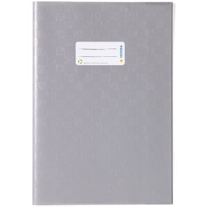 Portada cuaderno PP A4 forrado-gris