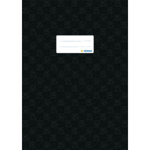 Portada cuaderno PP A4 forrado-negro