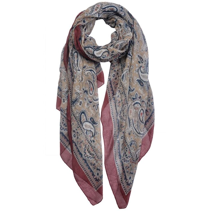 Bufanda MLSC0329R roja 90x180 cm