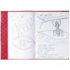 Portada cuaderno PP A4 forrado-rojo vino