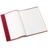 Portada cuaderno PP A4 forrado-rojo vino
