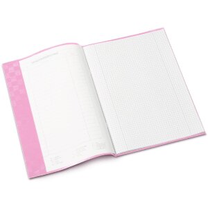 Cubierta de cuaderno de ejercicios pp a4 cubierta-rosa