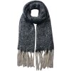 Bufanda MLSC0338Z negra 50x180 cm