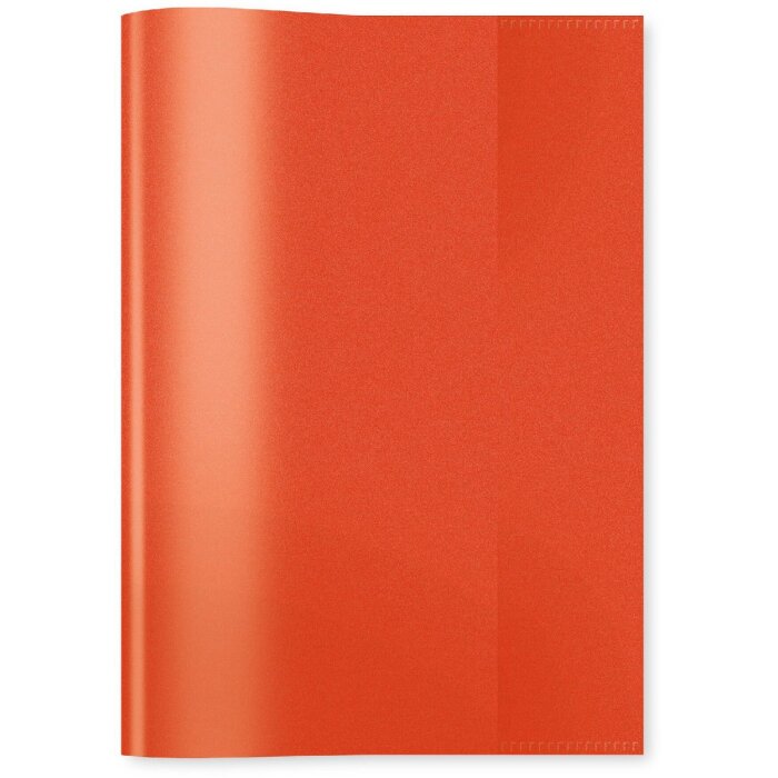 Portada cuaderno PP A5 transparente-rojo