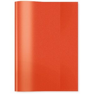 Portada cuaderno PP A5 transparente-rojo