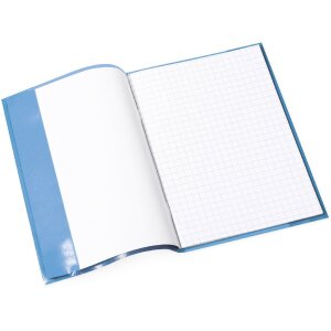 Portada cuaderno PP A5 transparente-azul