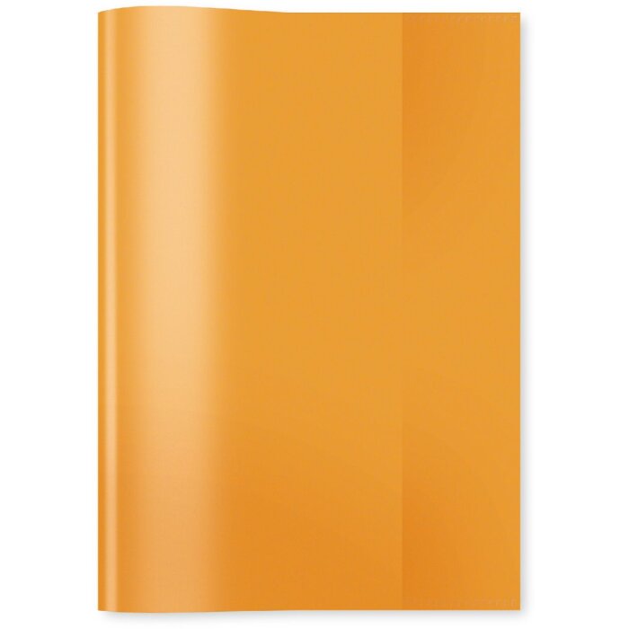 Portada cuaderno PP A5 transparente-naranja