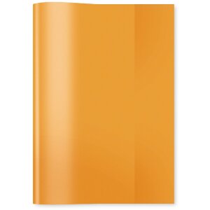 Portada cuaderno PP A5 transparente-naranja