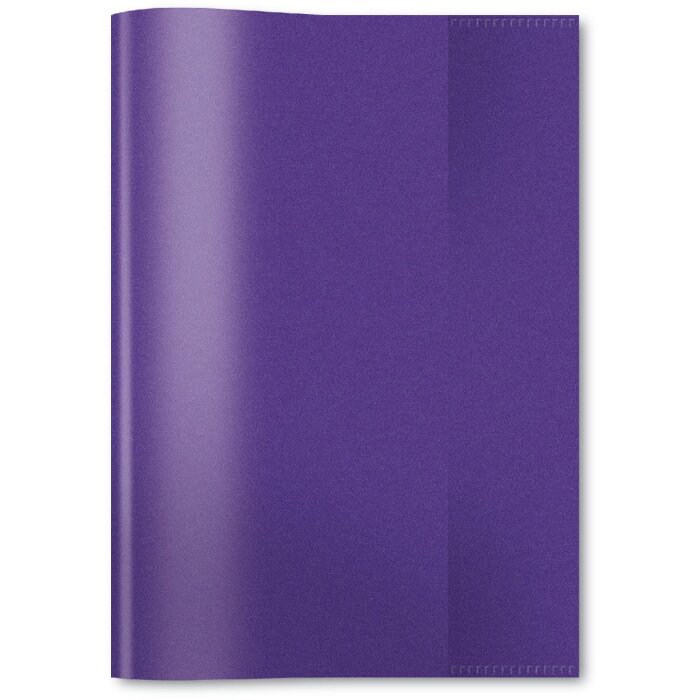 Portada cuaderno PP A5 transparente-morado