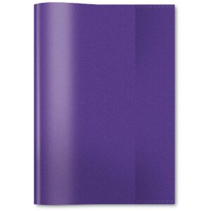 Portada cuaderno PP A5 transparente-morado