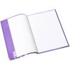 Portada cuaderno PP A5 transparente-morado