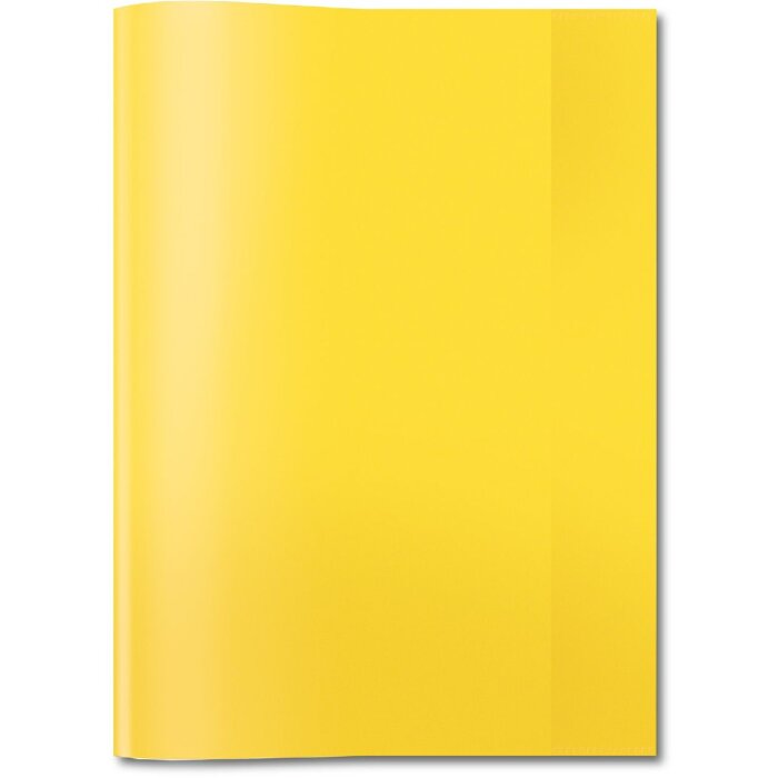 Portada cuaderno PP A4 transparente-amarillo