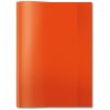 Portada cuaderno A4 rojo transpartente