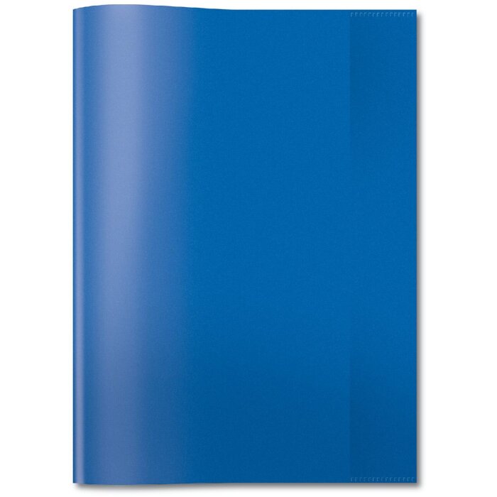 Portada cuaderno PP A4 transparente-azul