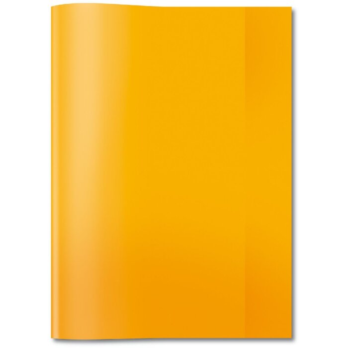 Portada cuaderno PP A4 transparente-naranja