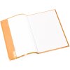 Portada cuaderno PP A4 transparente-naranja