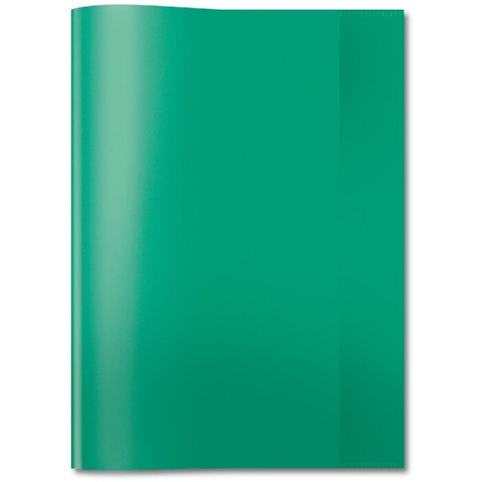 Portada cuaderno PP A4 transparente-verde