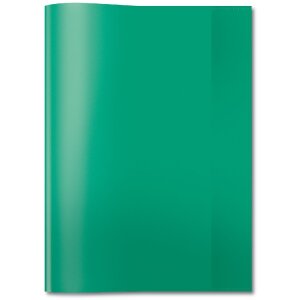 Portada cuaderno PP A4 transparente-verde