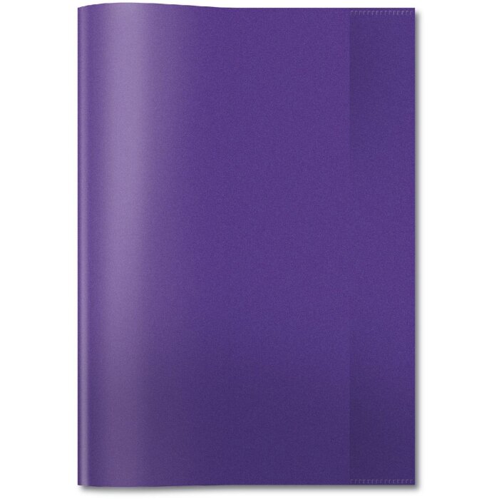 Portada cuaderno PP A4 transparente-morado