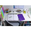 Portada cuaderno PP A4 transparente-morado