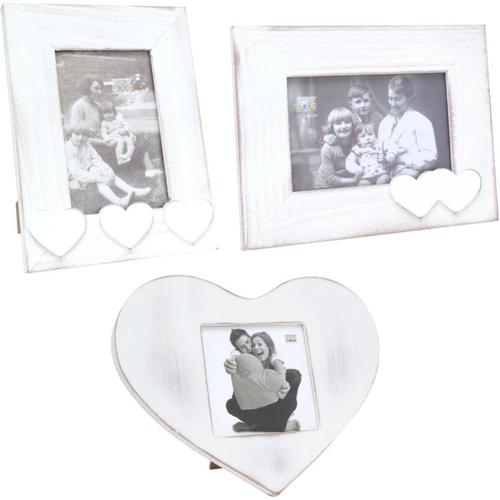 Marco madera blanco S67TR 10x10 cm a 13x18 cm
