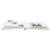A66DF1 Álbum adhesivo blanco con tapa de piel 20x20 cm
