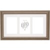 S221F3 Marco beige con passepartout para 3 fotos 13x18 cm