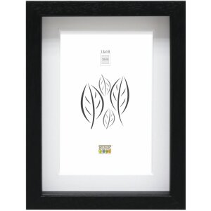 S223K2 Marco de madera negro para enmarcar objetos 20x20 cm