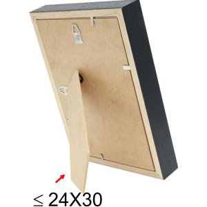 S223K2 Marco de madera negro para enmarcar objetos 30x30 cm