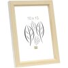 S233H1 Marco de madera en color natural con borde exterior blanco 20x28 cm