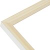 S233H1 Marco de madera en color natural con borde exterior blanco 20x28 cm