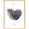 S233H1 Marco de madera en color natural con borde exterior blanco 20x28 cm
