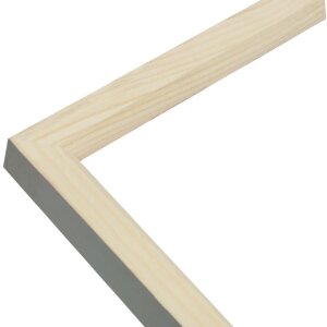 S233H7 Marco de madera color natural con borde exterior gris 24x30 cm