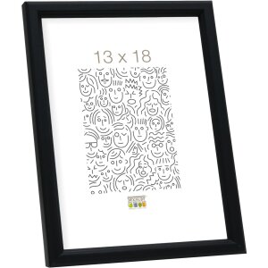 S236K2 Marco de madera en negro 10x15 cm