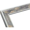 S40JE7 Marco de madera gris con tonos dorados y gris oscuro 20x30 cm