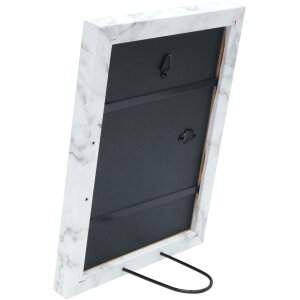 S45SR1 Portarretratos moderno aspecto mármol 13x18 cm