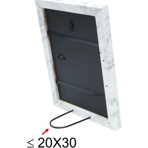 S45SR1 Portarretratos moderno aspecto mármol 13x18 cm