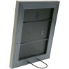 S45VF3 Marco en gris claro con borde interior plateado 21x29,7 cm