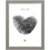 S45VF3 Marco en gris claro con borde interior plateado 21x29,7 cm