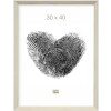 S46CH1 Marco en color natural con borde blanco 15x15 cm