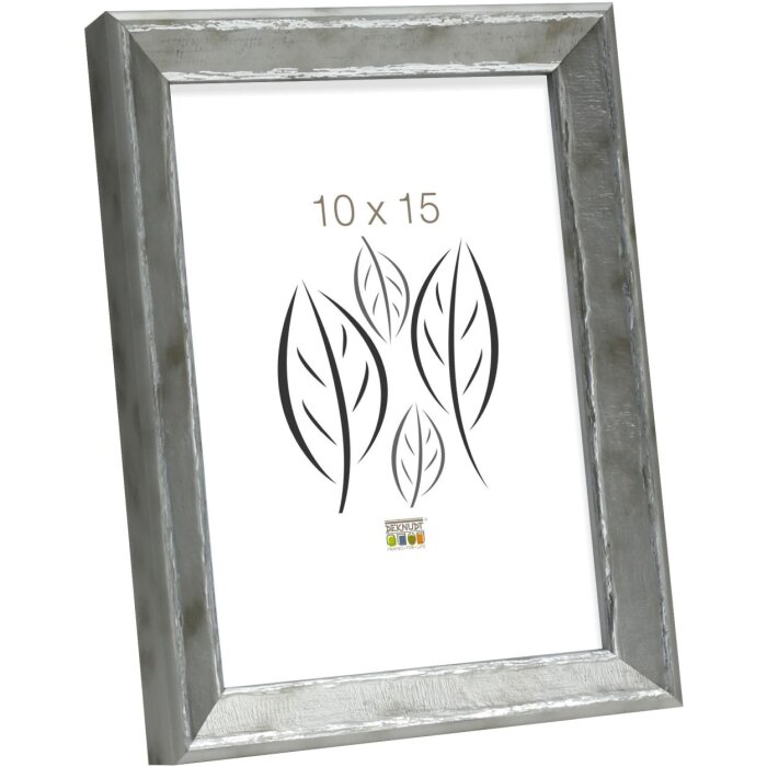 S46DD1 Marco en plata con borde plateado 10x15 cm