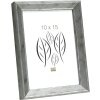 S46DD1 Marco en plata con borde plateado 10x15 cm