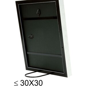 Marco de fotos Deknudt S46DF1 blanco con borde plateado 13x13 cm